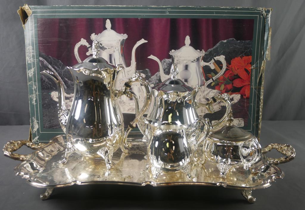 International Silver Co 5 Piece Coffee/ Tea Set (1 of 7)