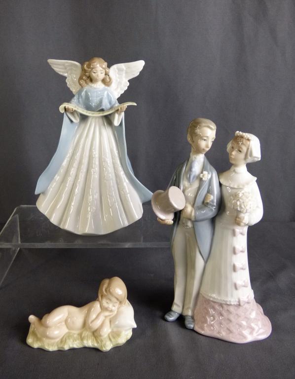 Lladro Porcelain Figurines- Angel, Baby Sleeping, (1 of 11)