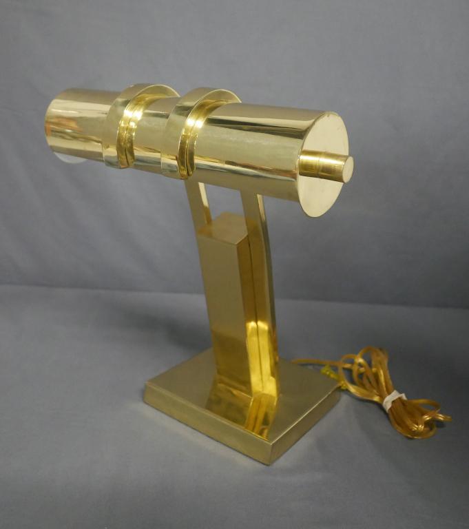 Frederick Cooper Brass Piano/ Student Desk Lamp: Frederick Cooper Brass Piano/ Student Desk Lamp. Condition: Good