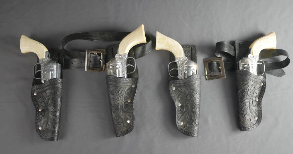 Vintage Pony Boy Cap Guns w/ Holsters- Cowboy Toys (1 of 11)