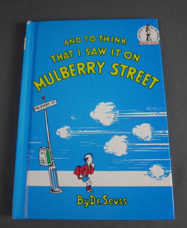 Dr. Seuss Mulberry Street Book Club Edition Book: Dr. Seuss And to Think that I Saw it on Mulberry Street. Book Club Edition. Condition: VF+