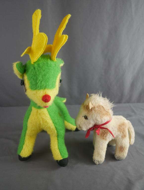 Steiff & BJ Toys Soft Plush Pony & Reindeer (1 of 3)