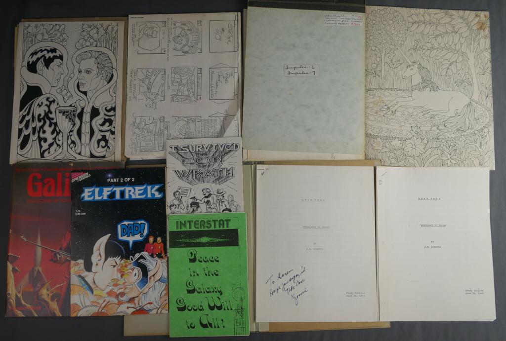 Star Trek Fanzine Books, Scripts, Art (1 of 6)