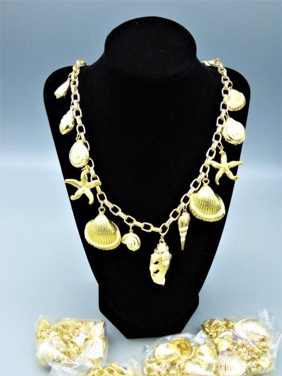 Costume Jewelry Necklace Seashells & Starfish- 5 (1 of 4)