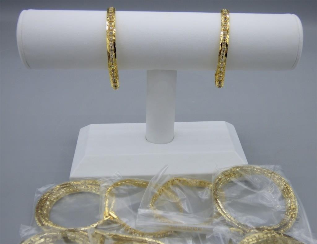 Tennis Bracelet with Rhinestones Lot of 10 New: Tennis Bracelet with Rhinestones. Lot of 10. New