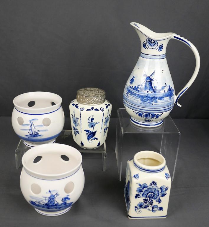 Delft Blue Holland Pottery Assortment