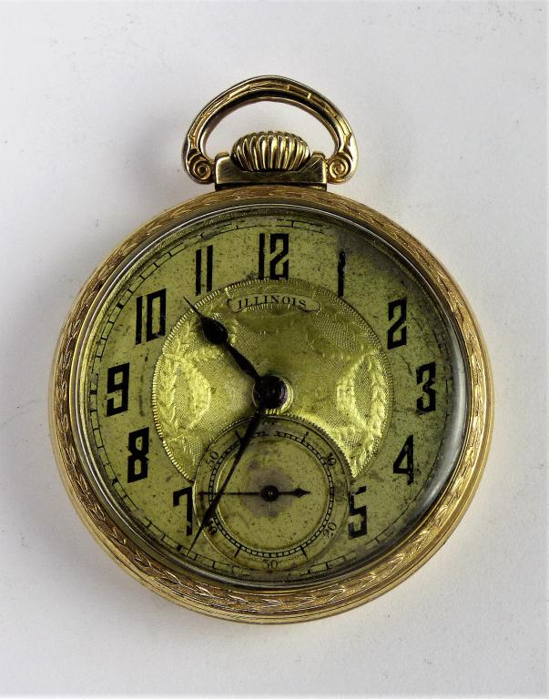 Illinois A. Lincoln 21 Jewels Antique Pocket Watch (1 of 7)
