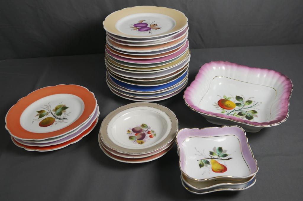 Antique KPM Hand Painted Fruit Decorated Plates (1 of 11)