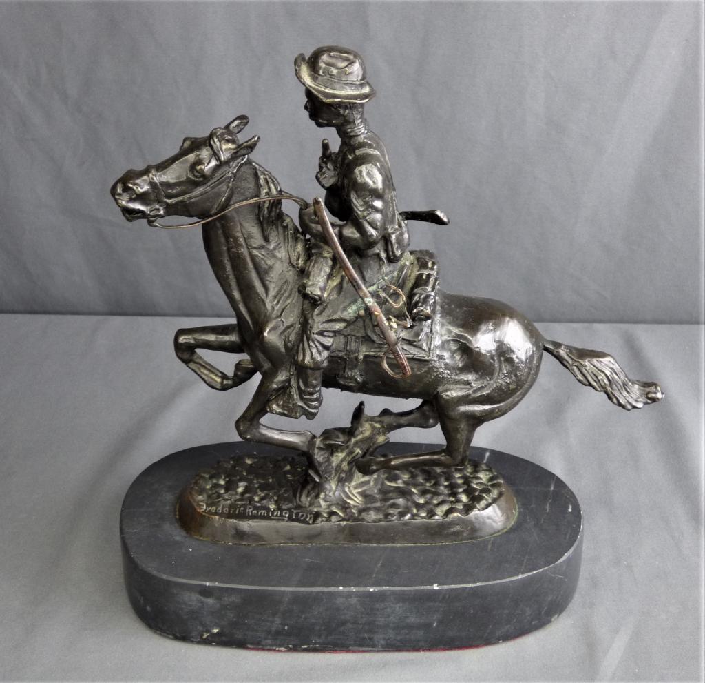Remington Trooper of Plains Bronze Sculpture (1 of 7)