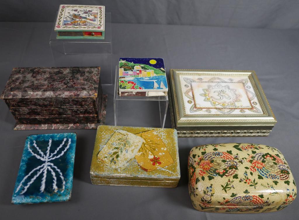 Vintage Cigarette, Match, Trinket, Jewelry Boxes (1 of 17)