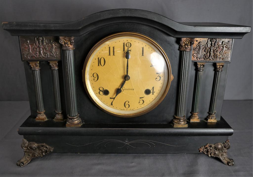 Antique Sessions Adamantine Mantle Clock (1 of 10)