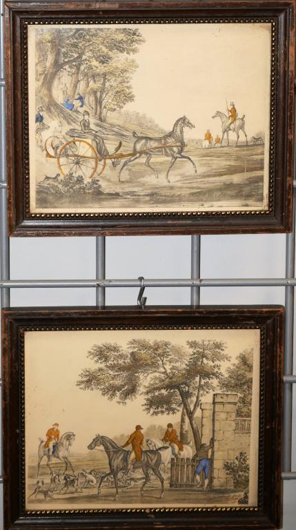 Antique English Country/ Fox Hunting Engravings (1 of 3)