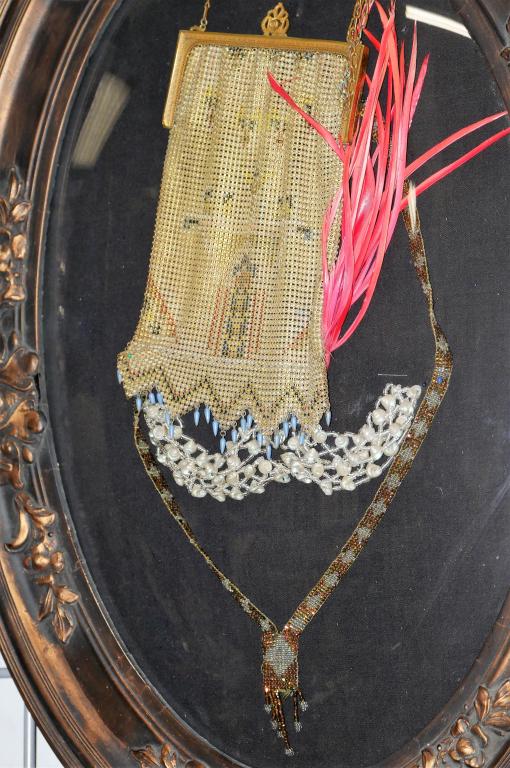 Antique Mesh Bag/ Purse Framed Collage (1 of 4)