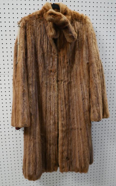 Vintage Fine Fur Ladies Long Coat (1 of 7)