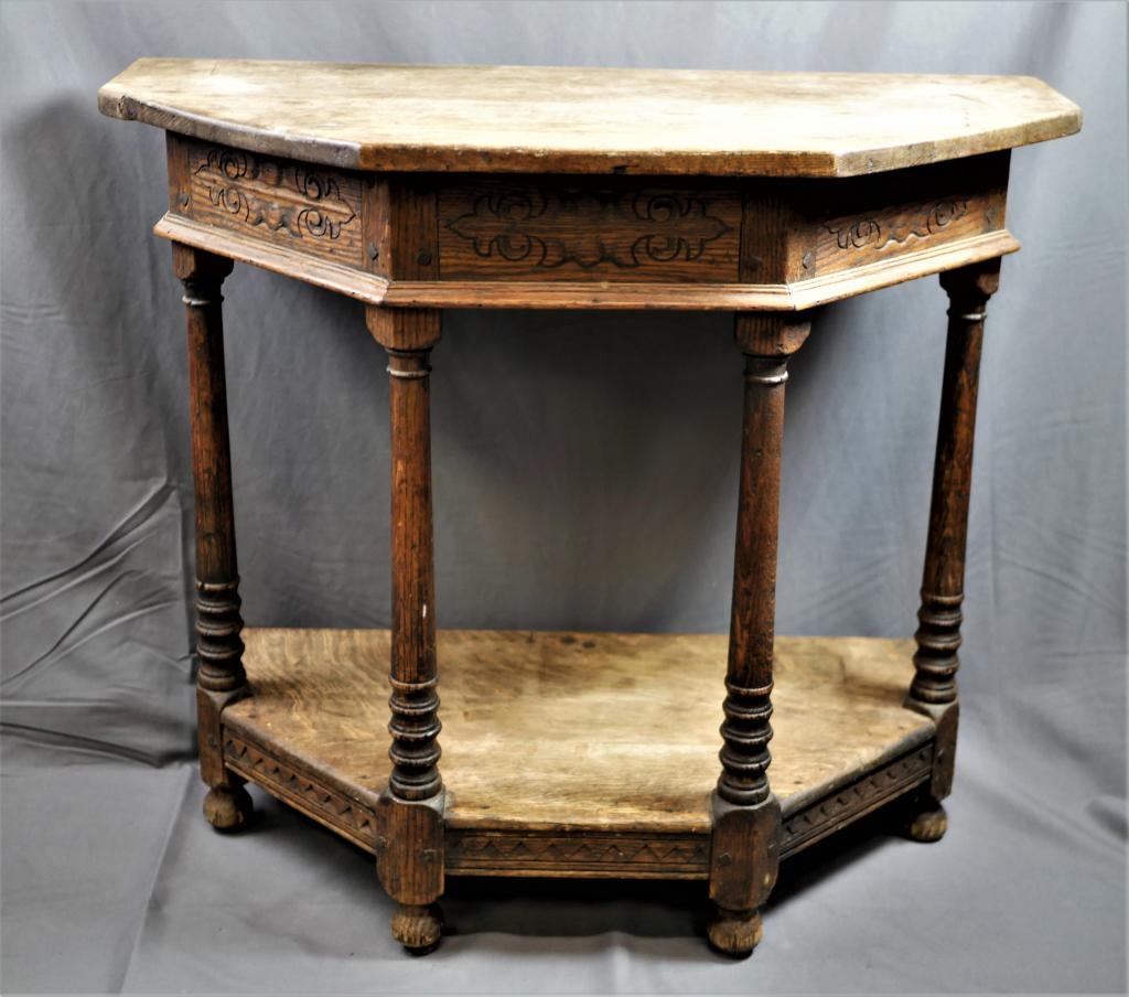 Antique Wooden Side Table (1 of 11)