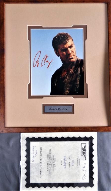 George Clooney Autographed / Signed Photograph (1 of 3)