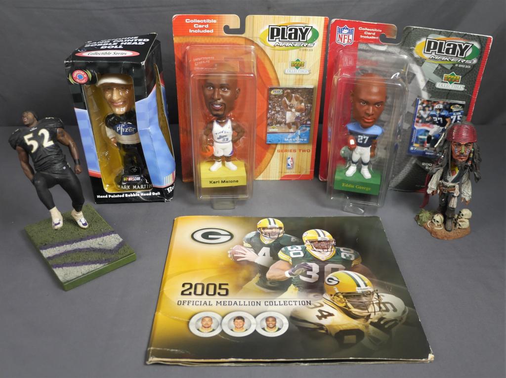 Sport & Movie Booble Heads & Green Bay Medallions (1 of 11)