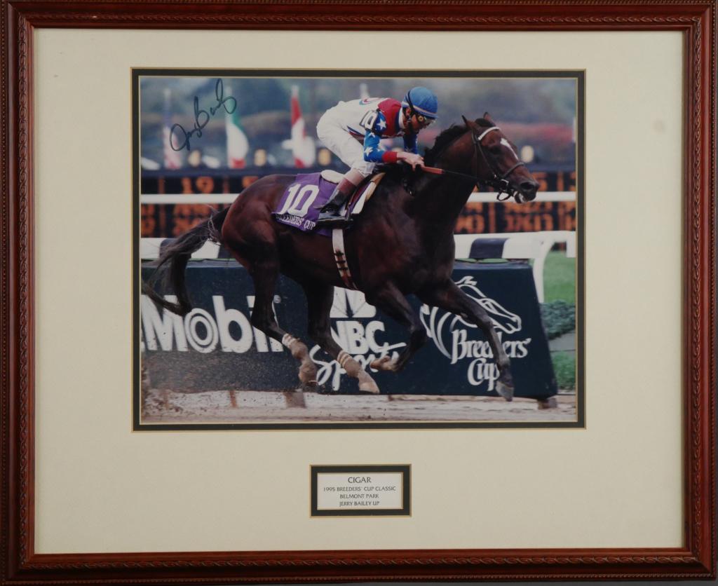 1995 Breeders Cup Horse Racing Hand Signed Photo (1 of 5)