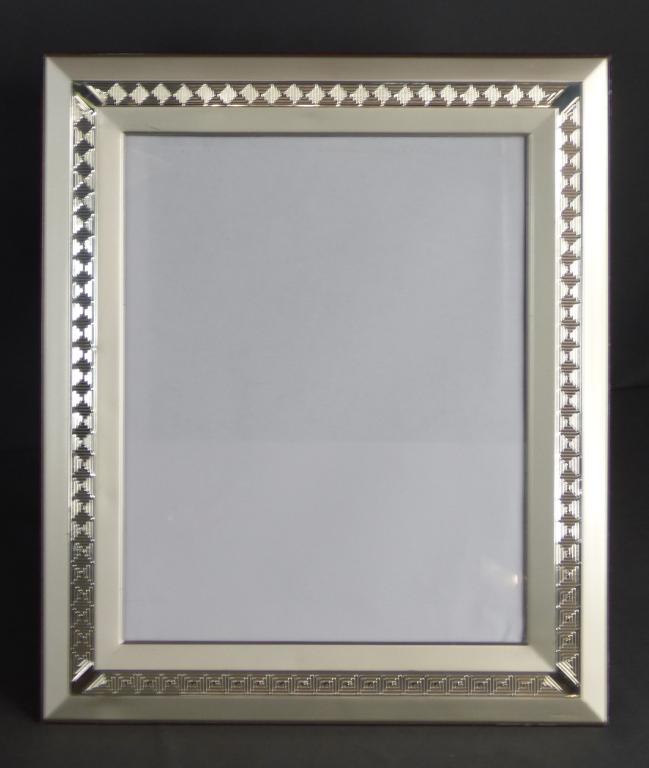 Large Sterling Silver over Mahogany Photo Frame (1 of 5)