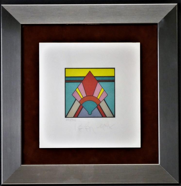 Peter Max Abstract LE Hand Signed Art Lithograph (1 of 4)