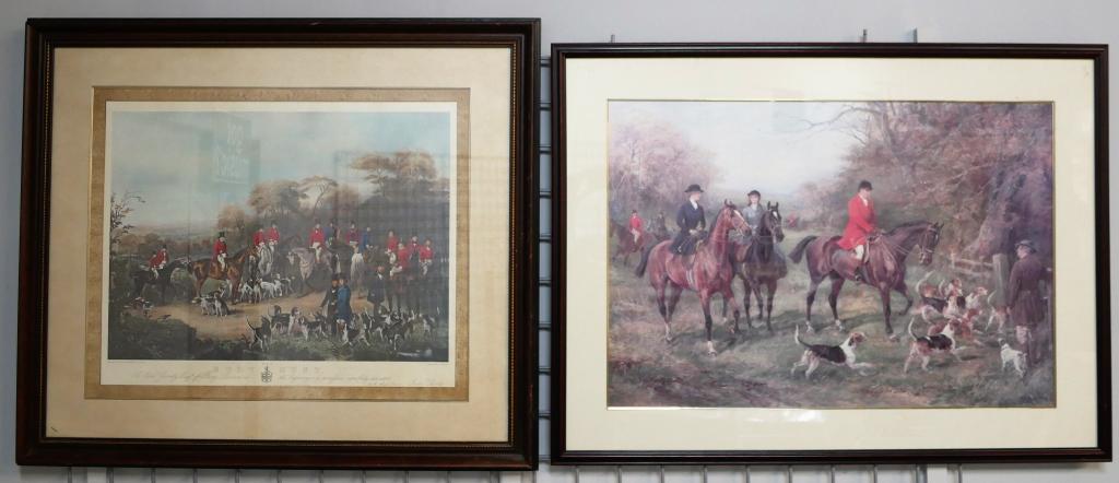 Two Vintage Fox Hunting Engravings (1 of 6)