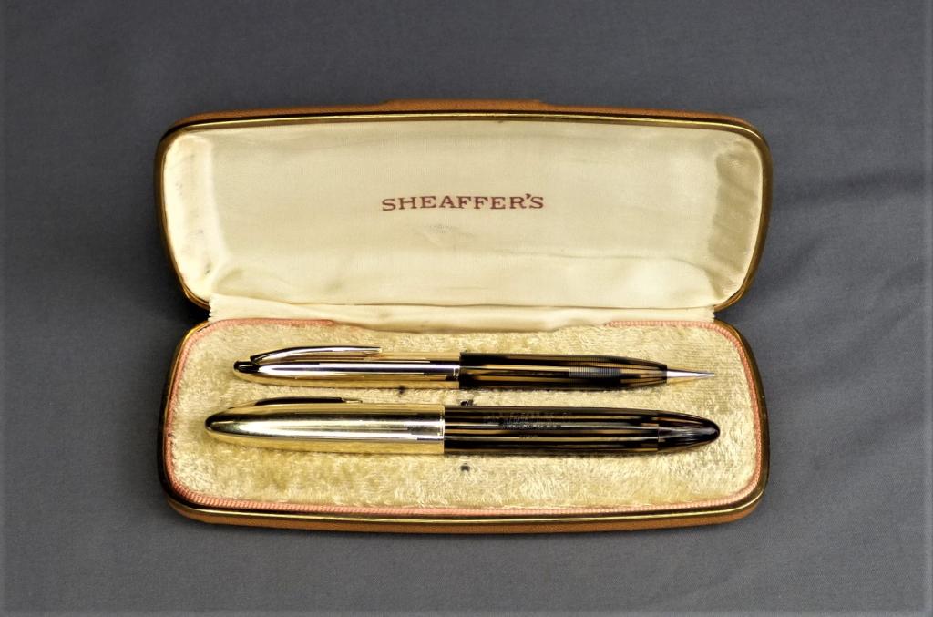 Vintage Shaefer 1750 Fountain Pen Set 14k Gold Nib (1 of 6)