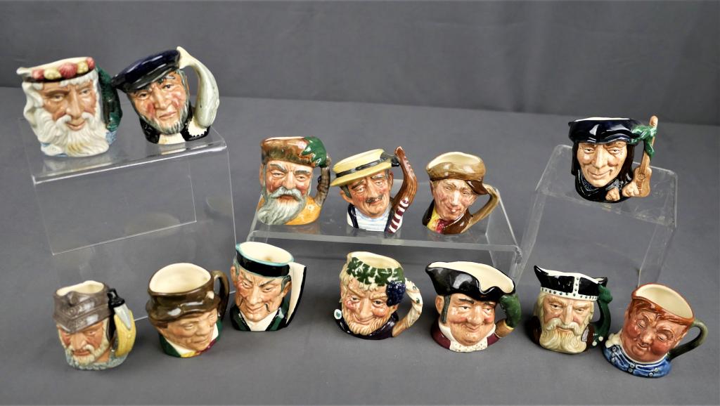 Royal Doulton Assortment of Small Toby Jugs/ Mugs (1 of 14)