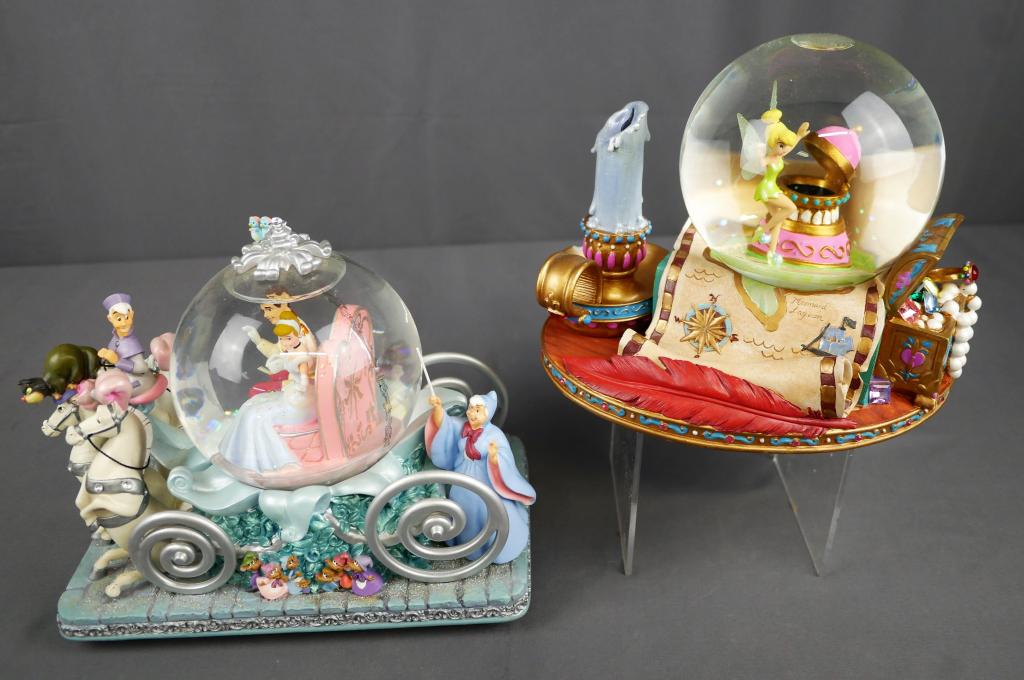 Cinderella & Tinkerbell Musical Snowglobes Disney (1 of 12)
