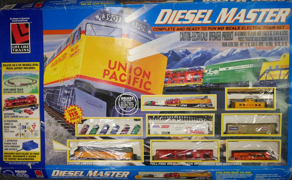 Life-Like Diesel Master HO Scale Electric Train St (1 of 4)