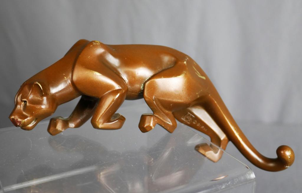 Bronze Jan Rosetta Mountain Panther Sculpture (1 of 6)