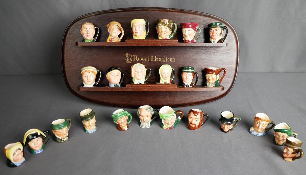 Royal Doulton Miniature Toby Character Jugs (1 of 8)