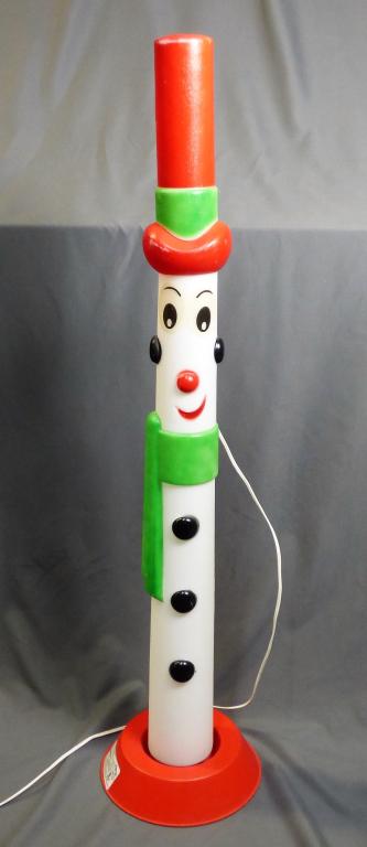 Skinny Snowman Large Christmas Blowmold Figurine (1 of 7)