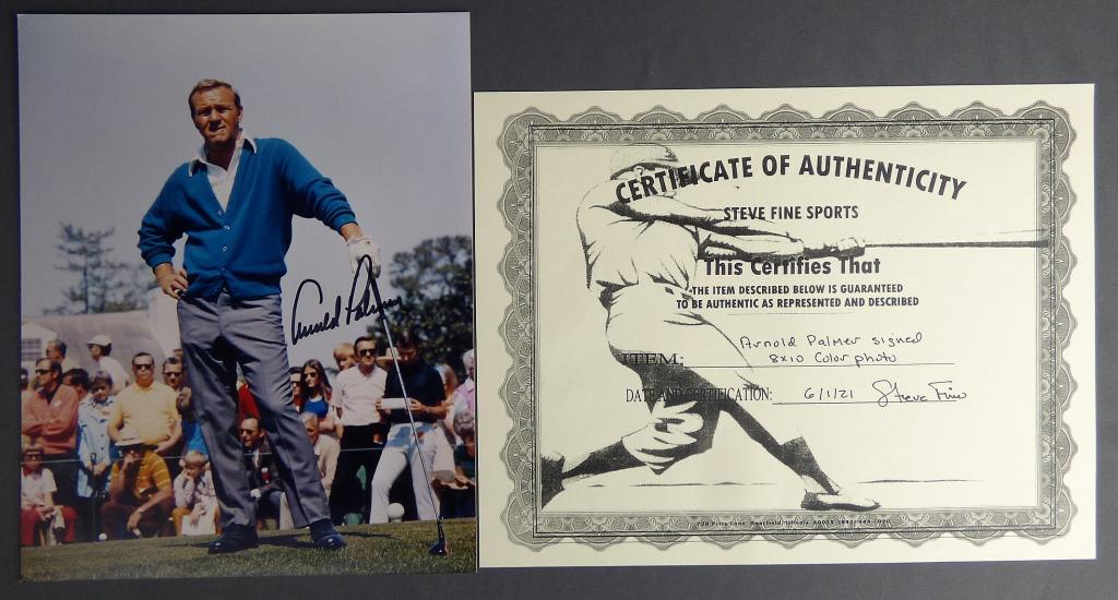 Golf Legend- Arnold Palmer Signed Photograph COA (1 of 4)