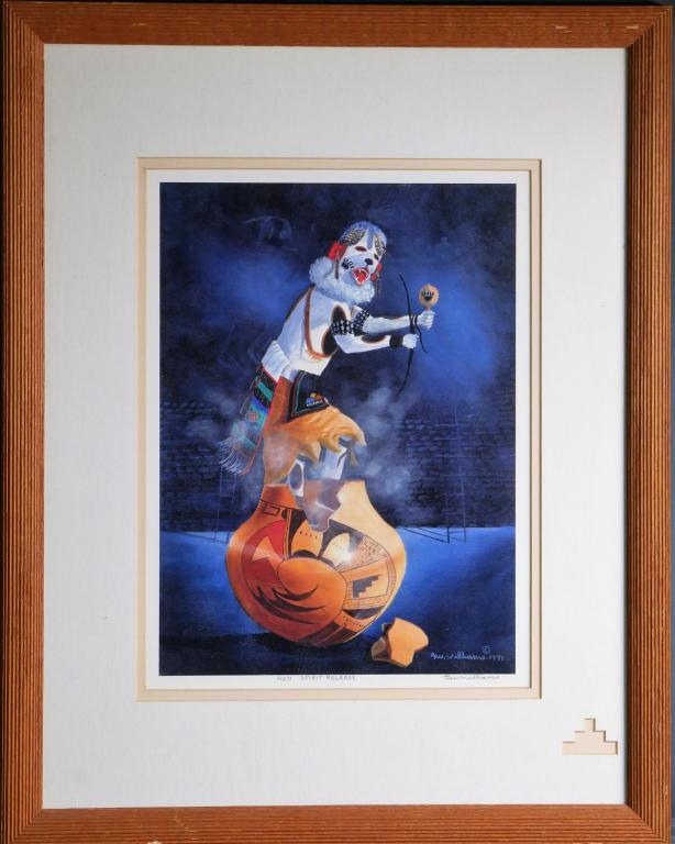 G.W. Williams Native American Signed Lithograph (1 of 4)