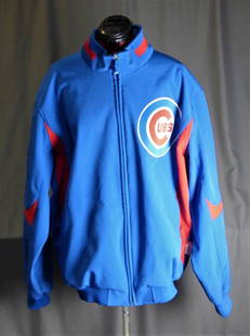 Majestic Chicago Cubs Authentic Therma Base Jacket: Majestic Chicago Cubs Authentic Therma Base Jacket. Size- 2XL. Condition: Good