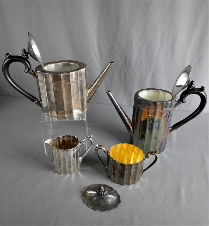 Lunt  Art Deco Silver Plated Tea Set (1 of 4)