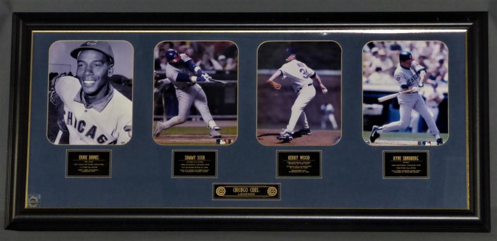 Chicago Cubs Legends Official Framed Photo Collage (1 of 5)
