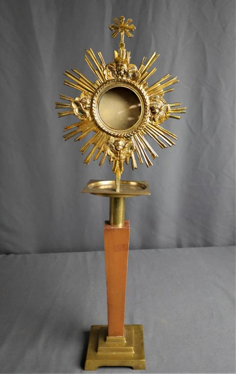 Vintage Brass Catholic Religious Monstrance (1 of 2)