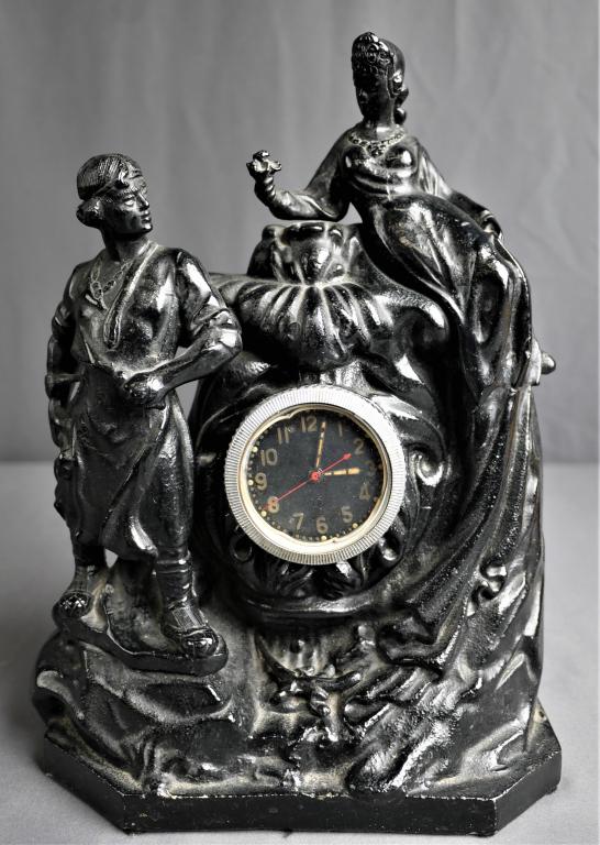 "Stone Flower" USSR Fairytale Figural Mantle Clock (1 of 6)