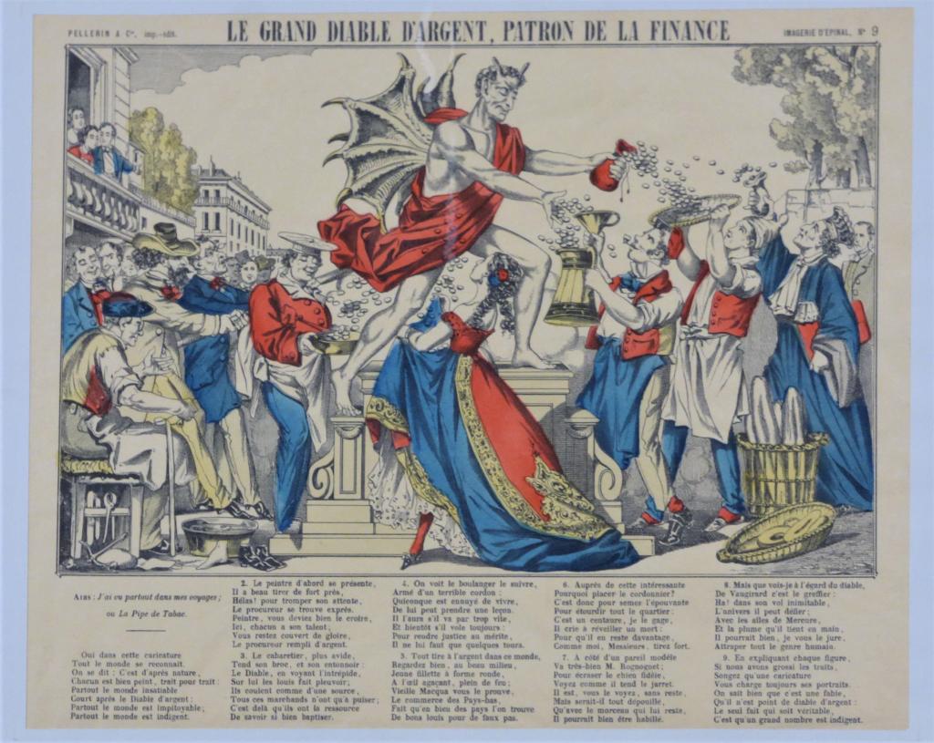 Pellerin & Co 19th Cent. Litho Art  "Devil" (1 of 6)
