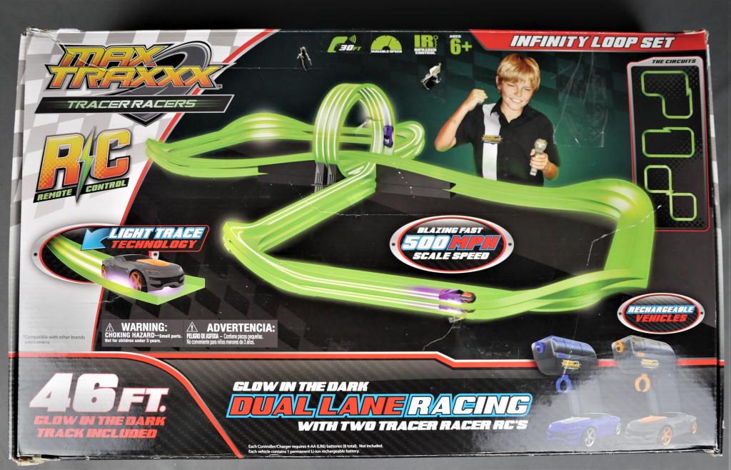 Maxx Traxxx Tracer Racers RC Car Toy Racing Set (1 of 2)