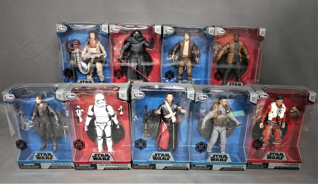 Star Wars Die Cast Action Figures NIB (1 of 7)
