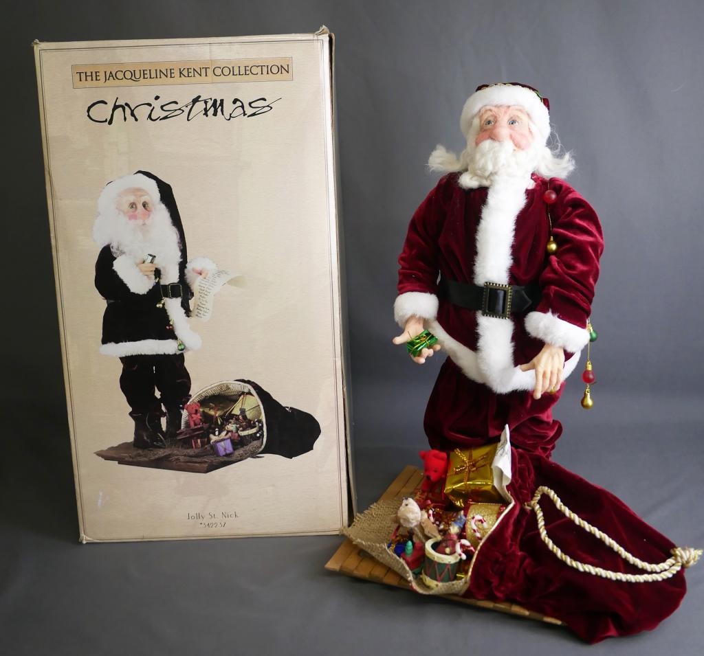 Jacqueline Kent 20" Christmas Santa Claus: Jacqueline Kent 20" Christmas Santa Claus. Comes with original box. Condition: Good
