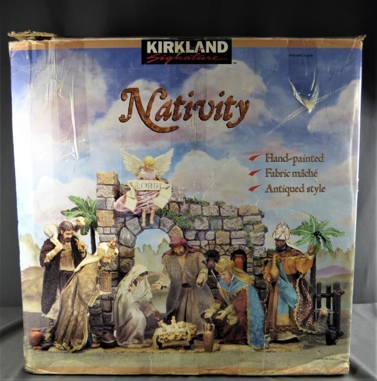 XL Christmas Holiday Nativity Set Kirkland Deluxe (1 of 2)