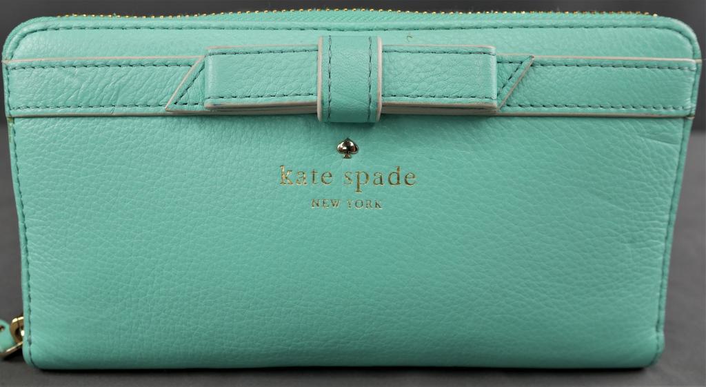 Kate Spade Studded Leather Zip Around Wallet (1 of 5)
