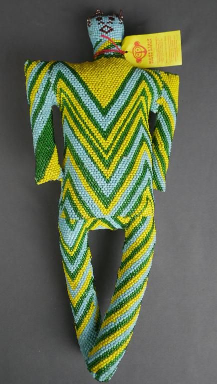 Monkeybiz Handcrafted African Beaded Doll Bead Art (1 of 3)