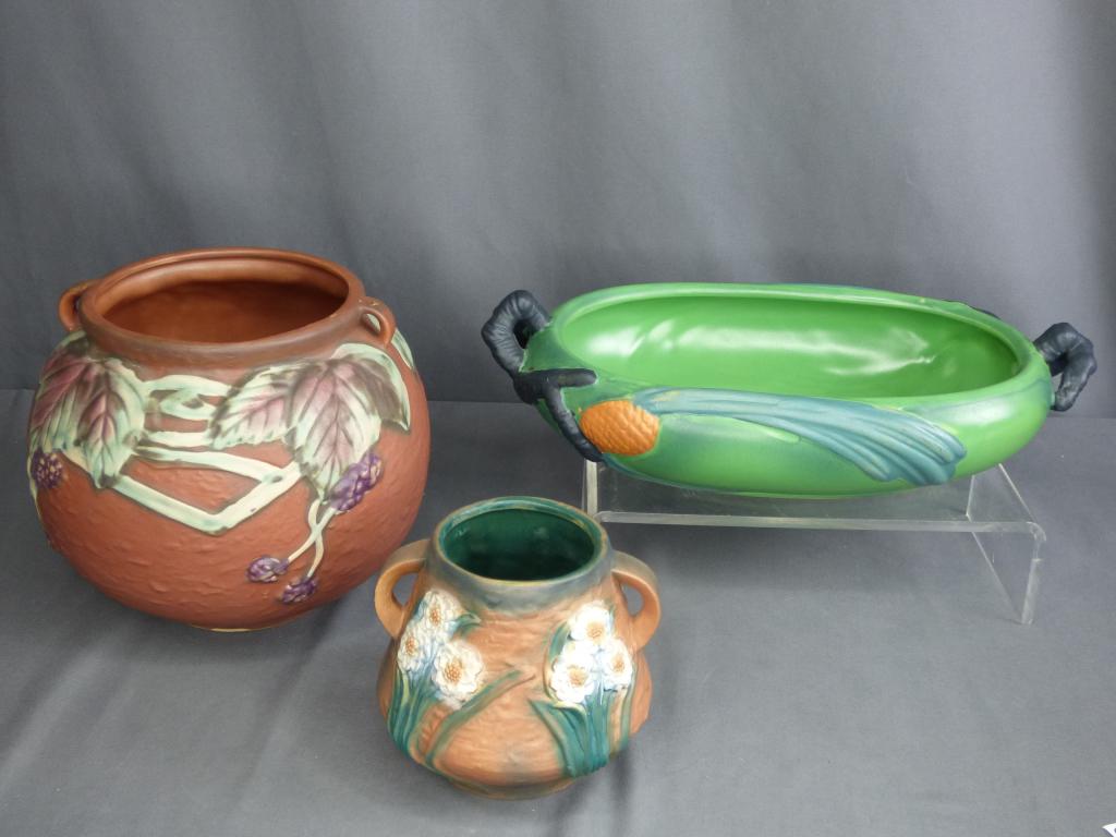Vintage Roseville Like Pottery Group (1 of 10)