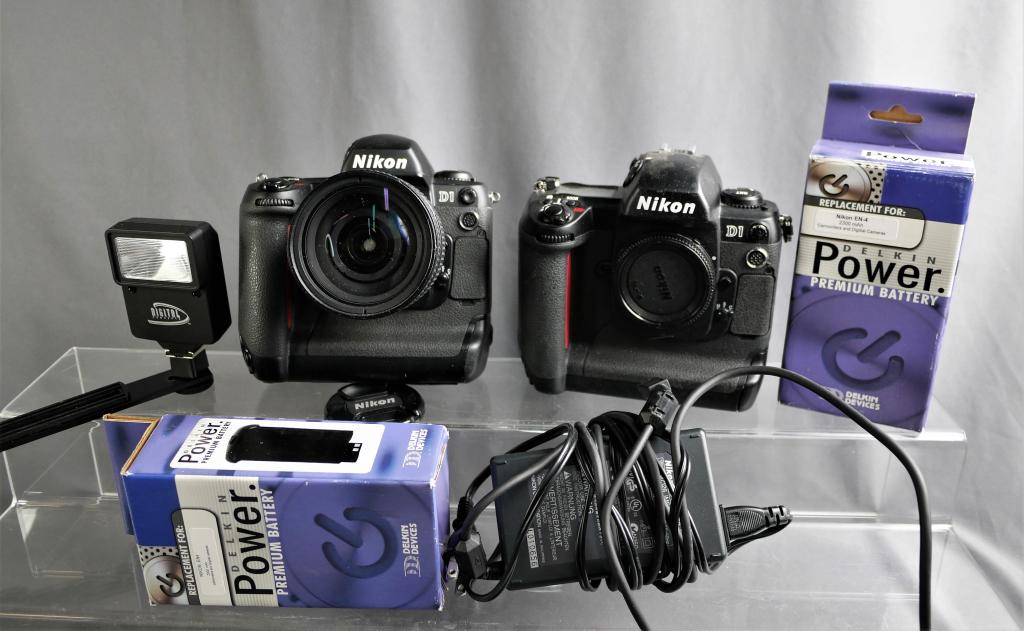 Two Nikon D1 Digital Cameras w/ Lens & Accessories (1 of 12)