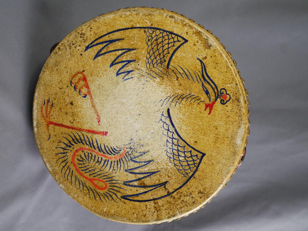 Vintage Tibetan Shaman Hand Drum (1 of 5)