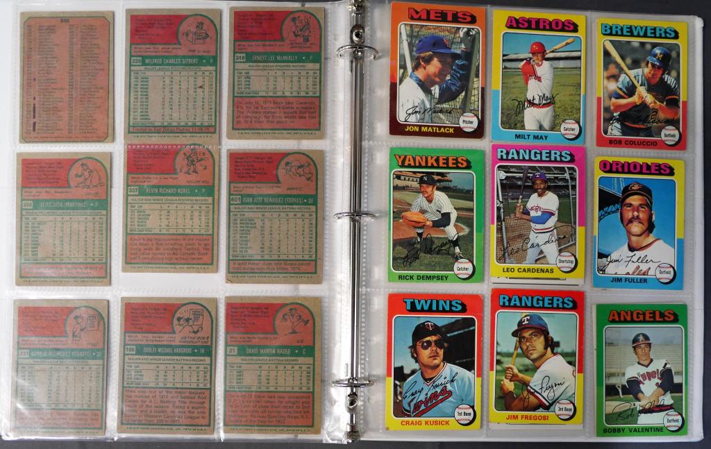 1975-79 Topps Baseball Trading Cards (1 of 6)
